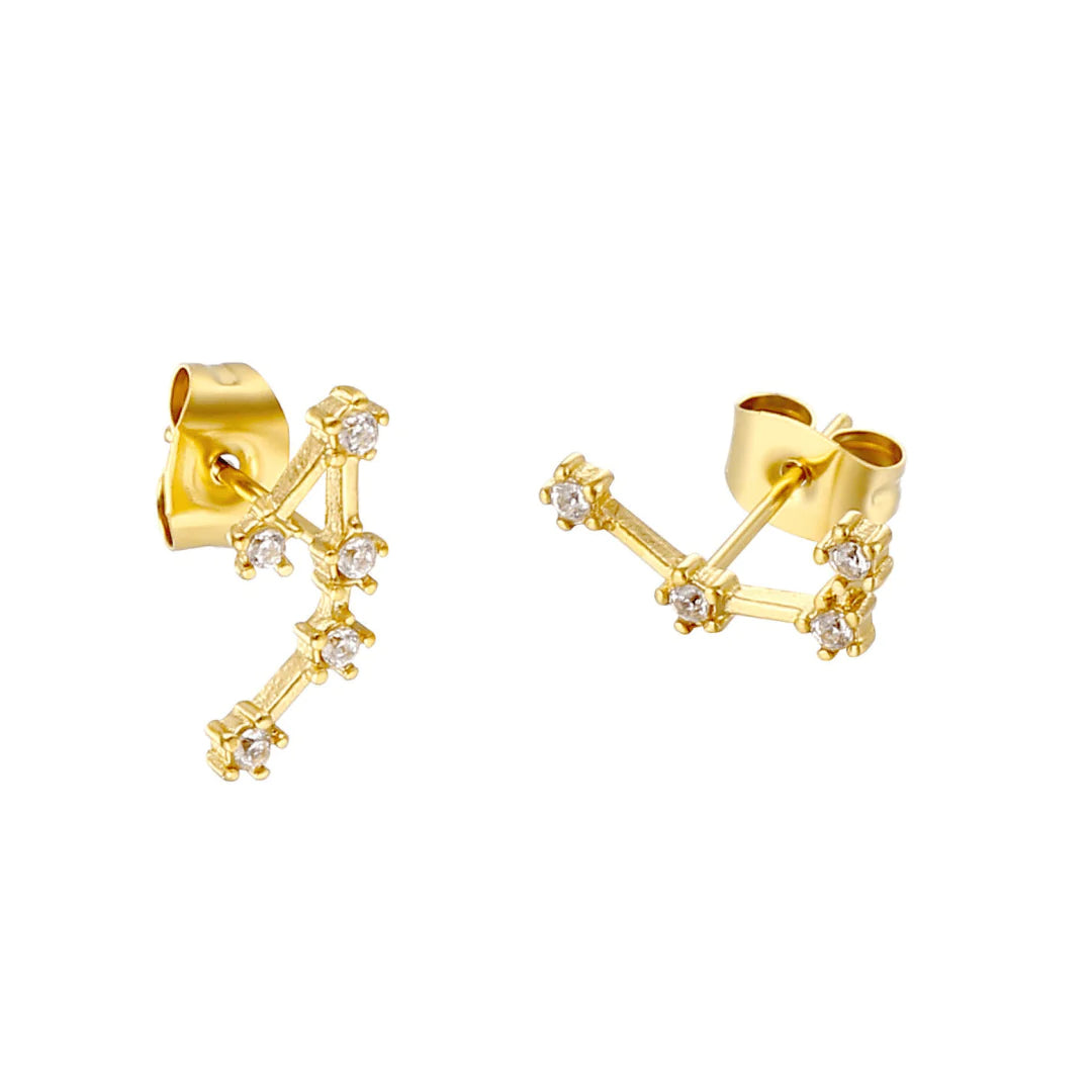 Matariki Earrings Gold