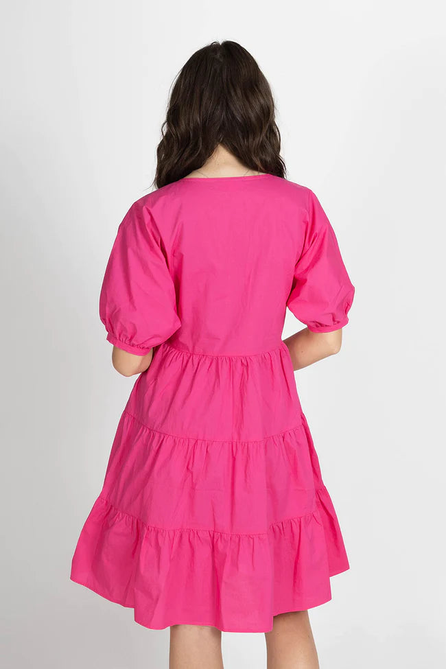 Remembered Dress - Hot Pink