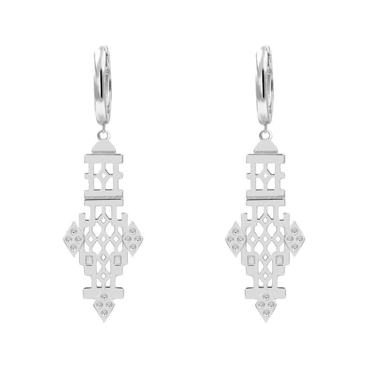 Florence Earrings - Silver Plated