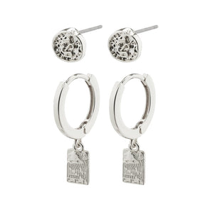 Valkyria Earrings - Silver Plated